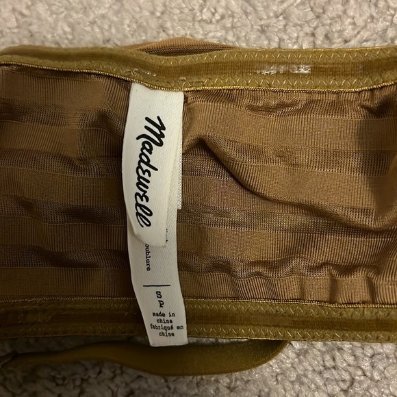 Madewell Sheer Stripe Dani‎ Bandeau Bralette S - Picture 5 of 5